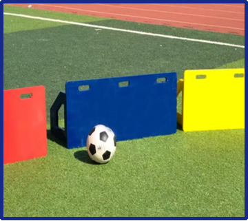 Sports training boards for hockey and soccer
